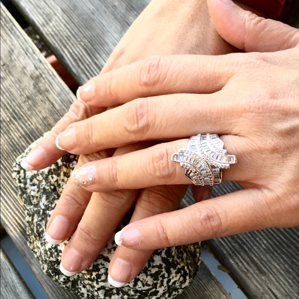 Beautiful Silver Statement Ring - image 5